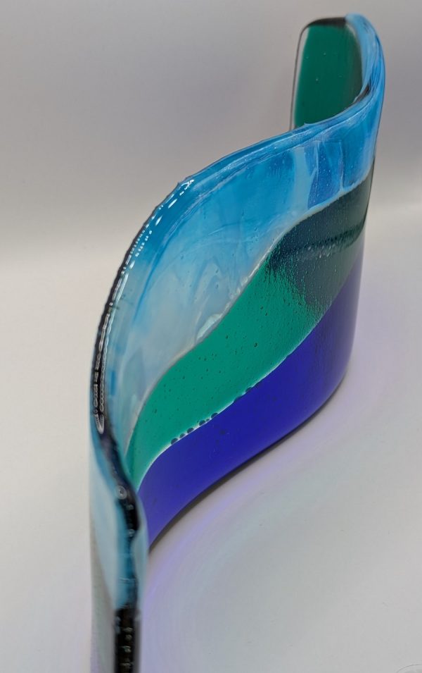 Rustic decor hills glass art