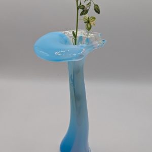 Handmade pale blue vase