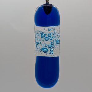 Large dark blue ocean pendant