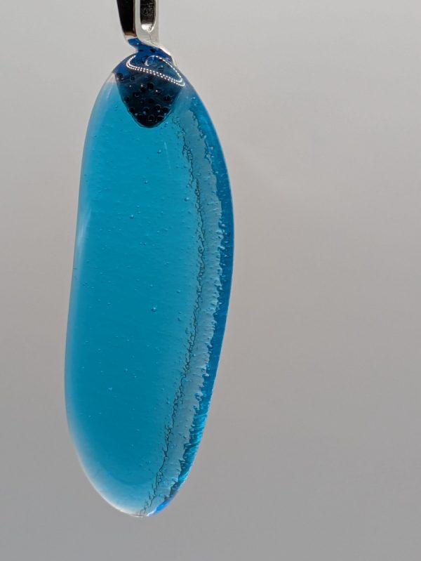 Pale blue ocean pendant