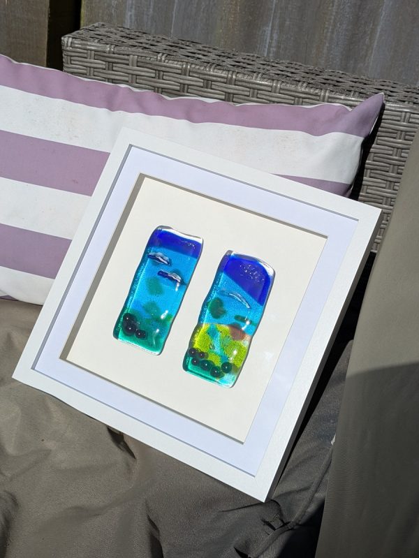 Underwater Ocean Diptych Large