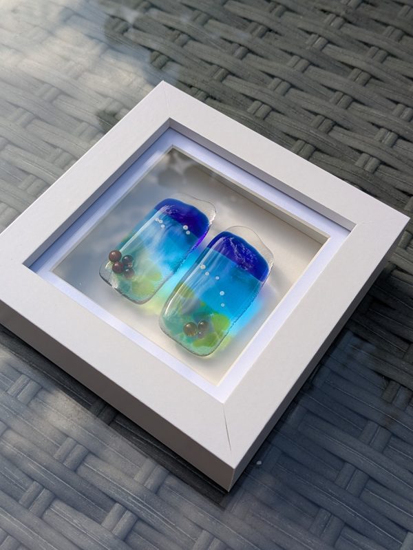 Underwater Ocean Tiny Treasure Diptych