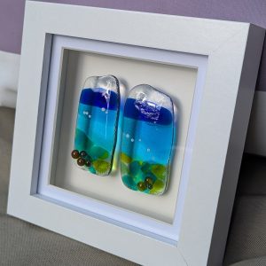 Underwater Ocean Tiny Treasure Diptych