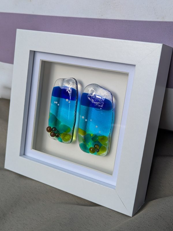 Underwater Ocean Tiny Treasure Diptych
