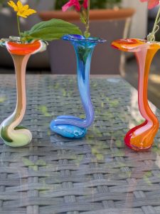 Gooseneck vases