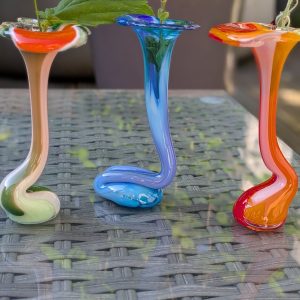 Gooseneck vases
