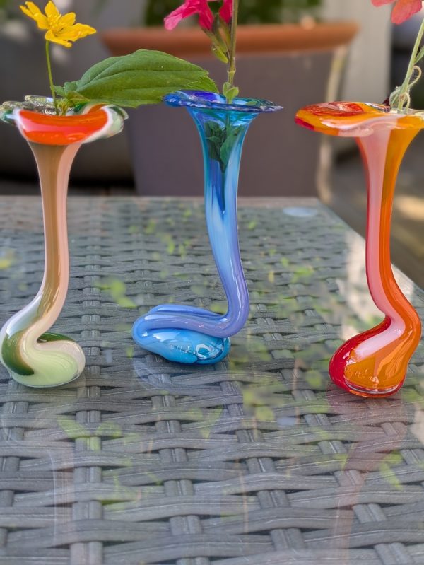 Gooseneck vases