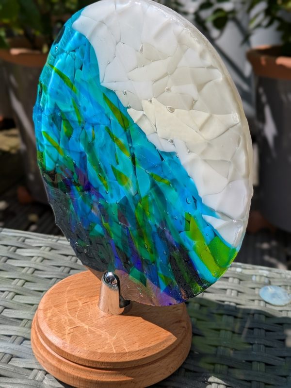 Beneath the Wave glass disc