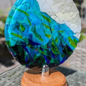 Beneath the Wave glass disc