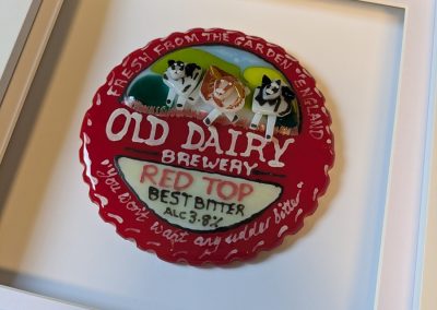 Old Dairy Red Top Beermat