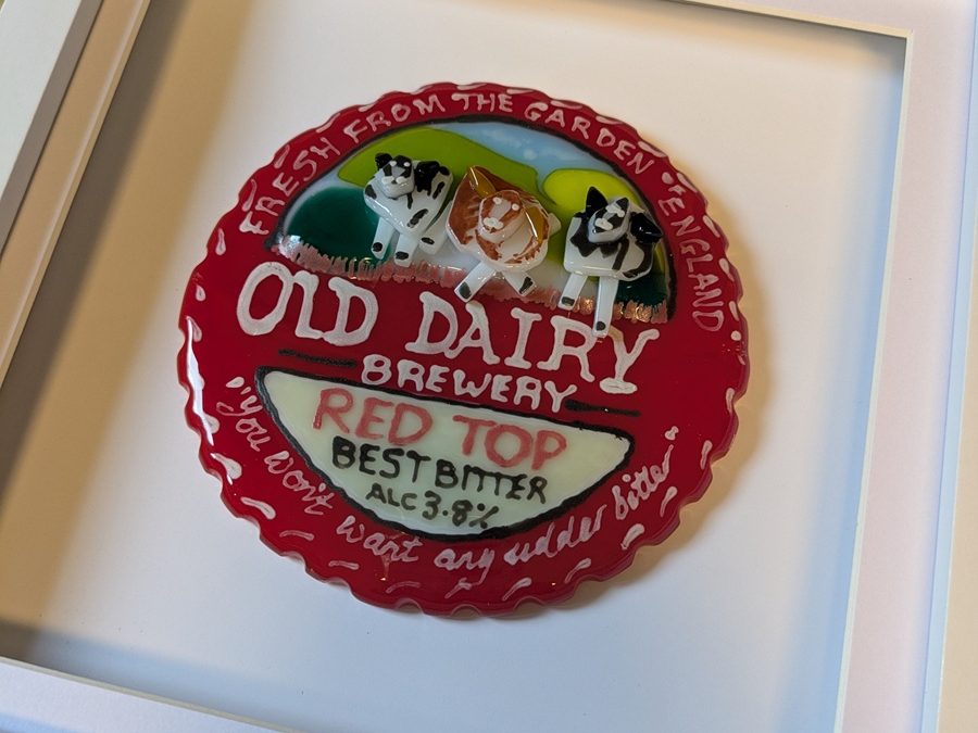 Old Dairy Red Top Beermat
