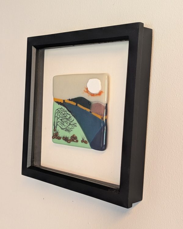 Windswept framed tile