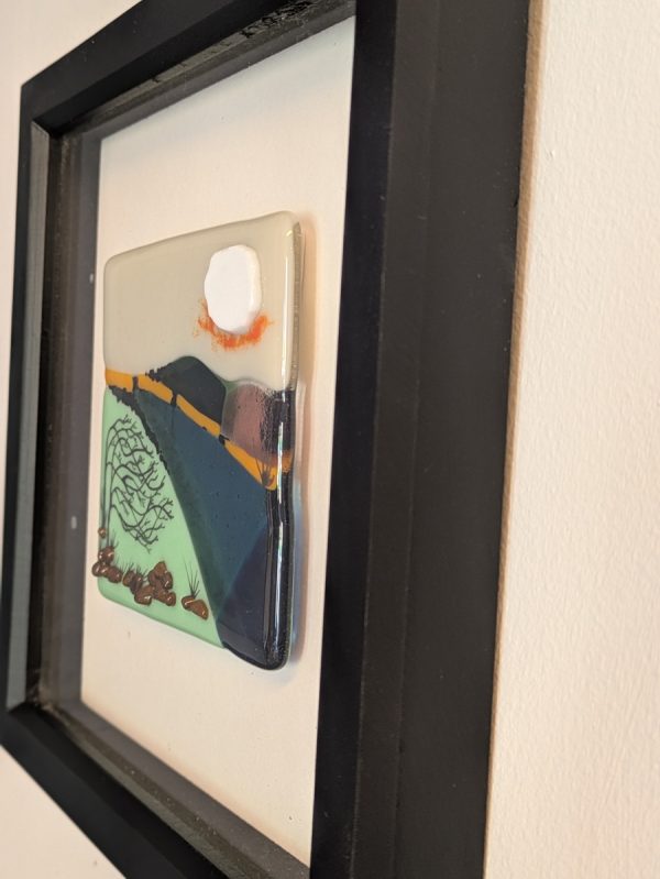 Windswept framed tile