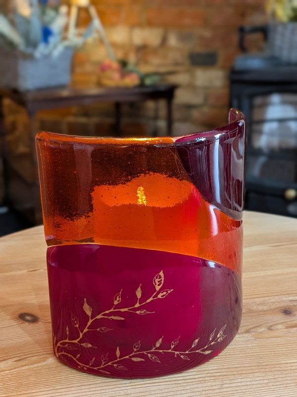 Autumn candle shade
