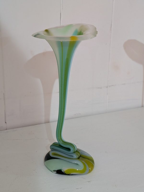 Green bud vase