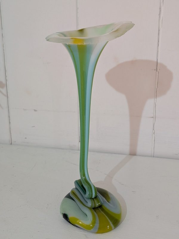Green bud vase