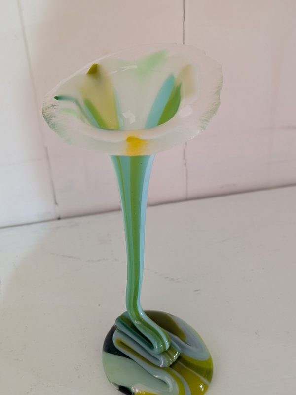Green bud vase