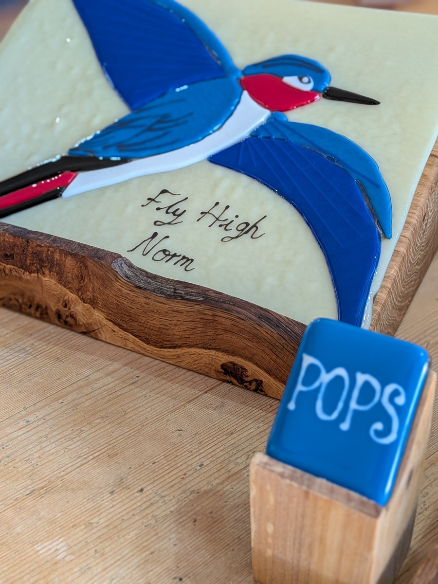 Mara Amore glass memorial