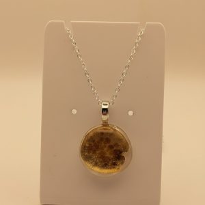 'Irish Gold' glass pendant