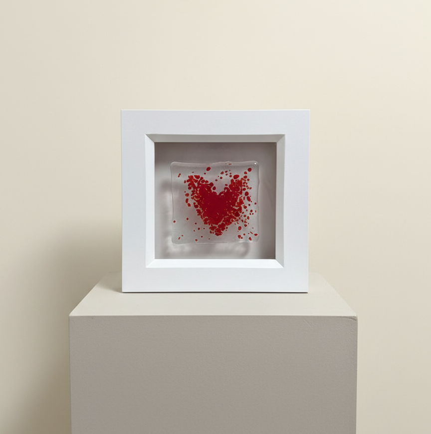 Scatter Glass Hearts