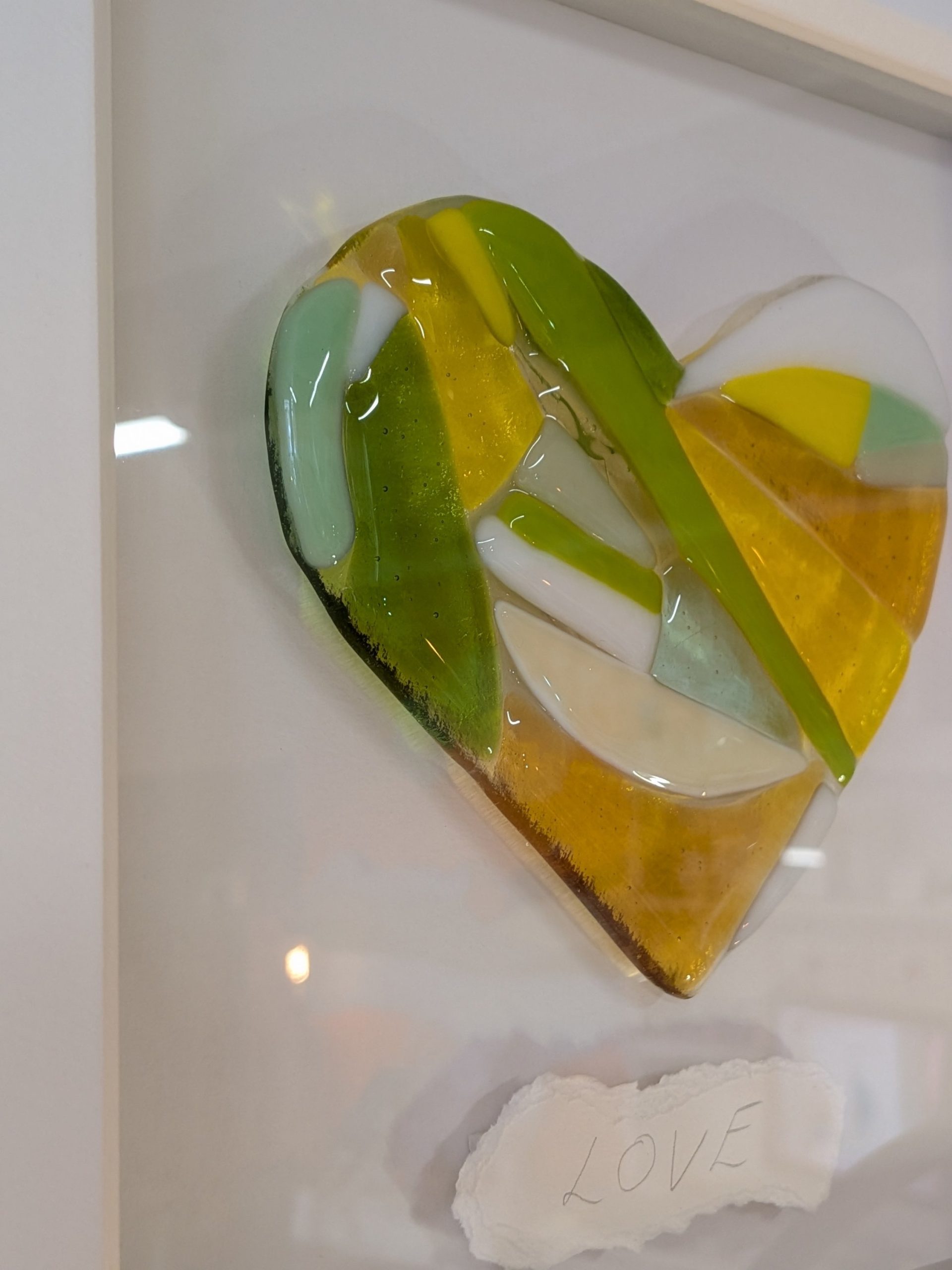St Brigid's Glass Heart