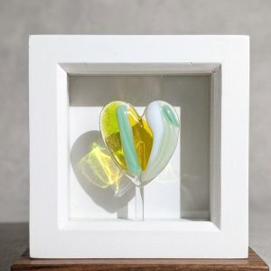 St Brigid's Spring Glass Heart
