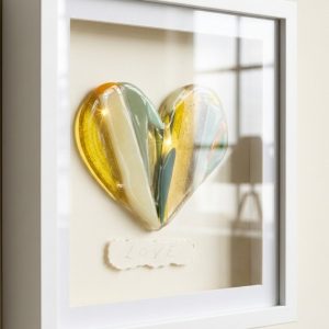 St Brigid's Spring Glass Heart