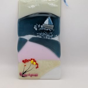 Atlantic Beach Glass Hanger