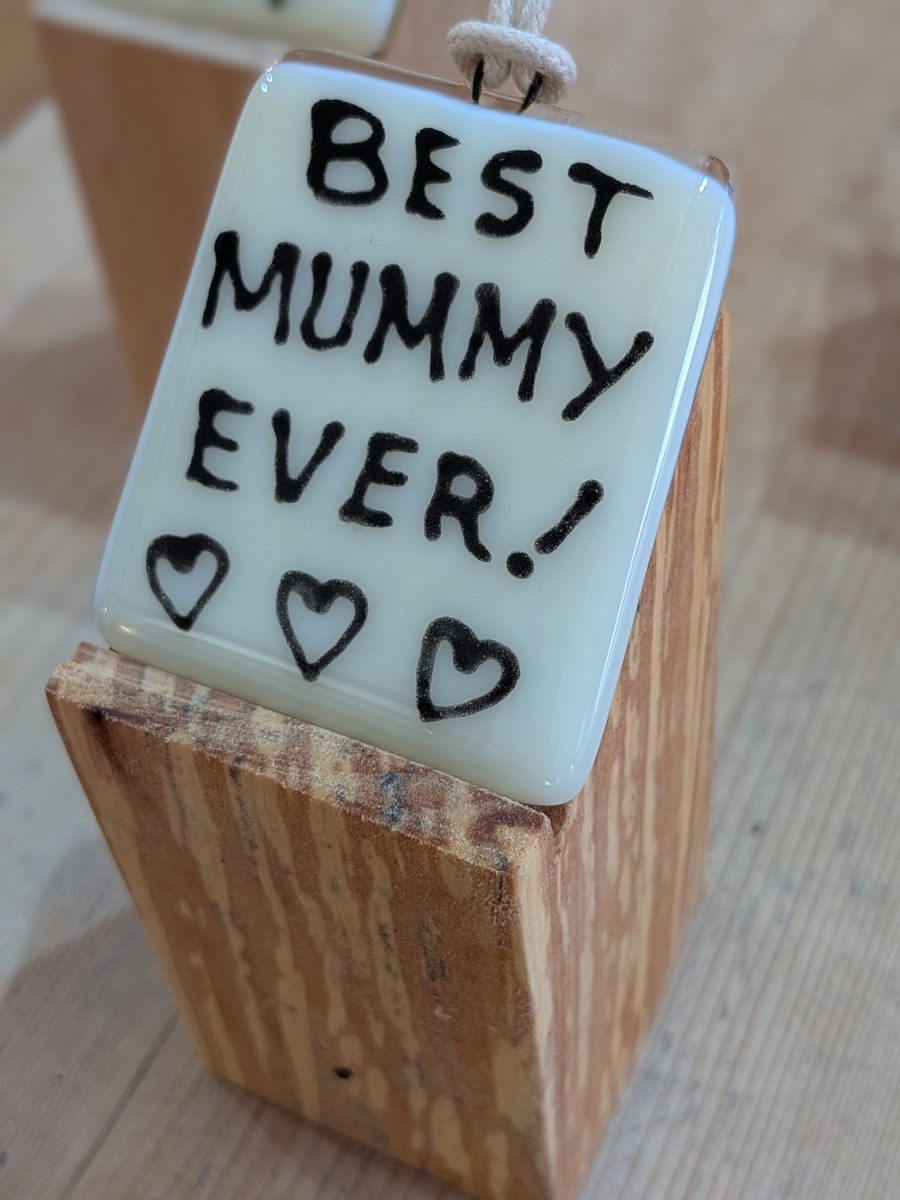 Best Mum Glass Hanger