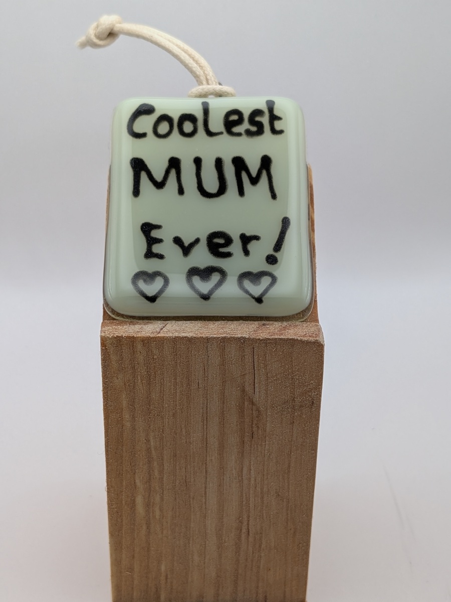 Best Mum Glass Hanger