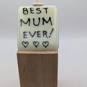 Best Mum Glass Hanger