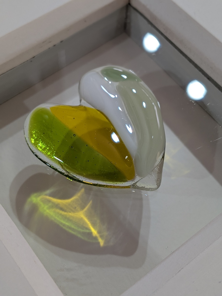 St Brigid's Spring Glass Heart