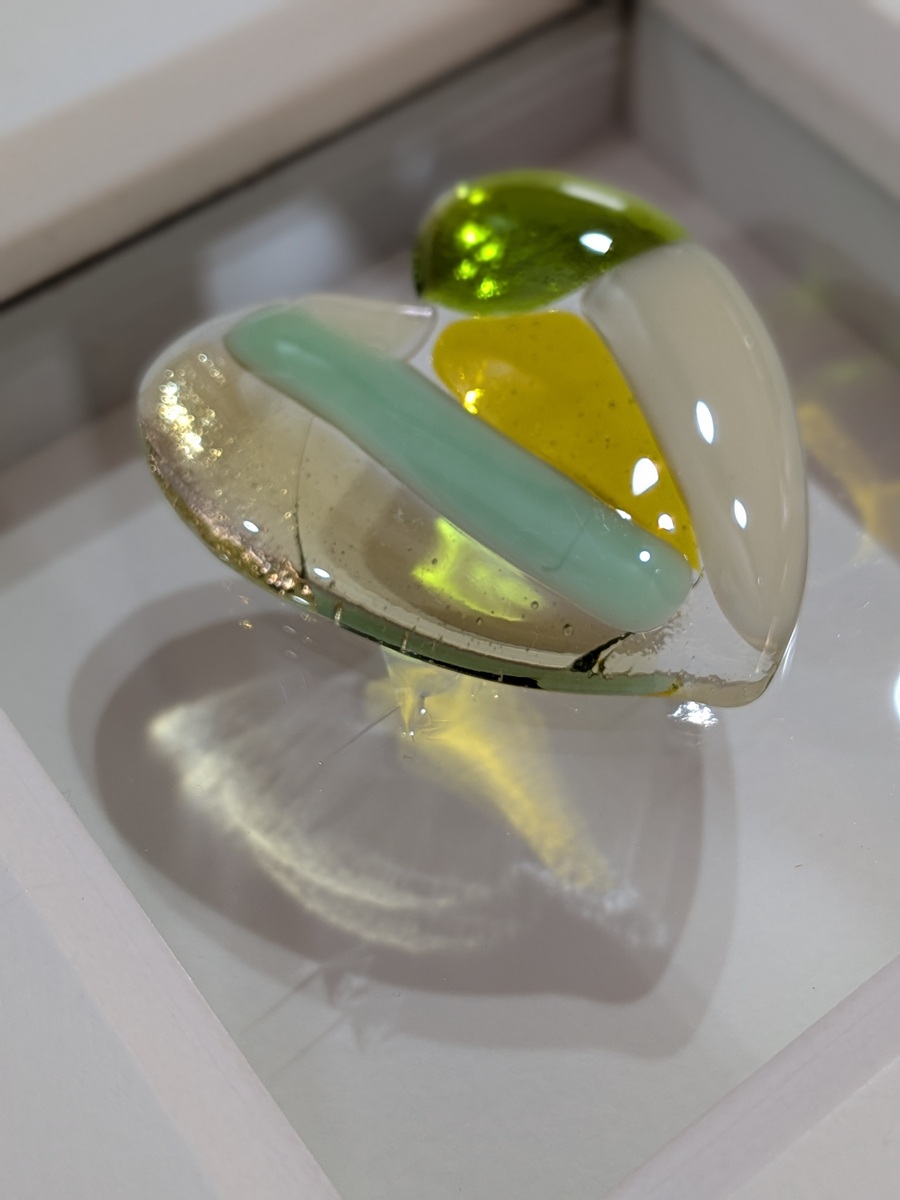 St Brigid's Spring Glass Heart