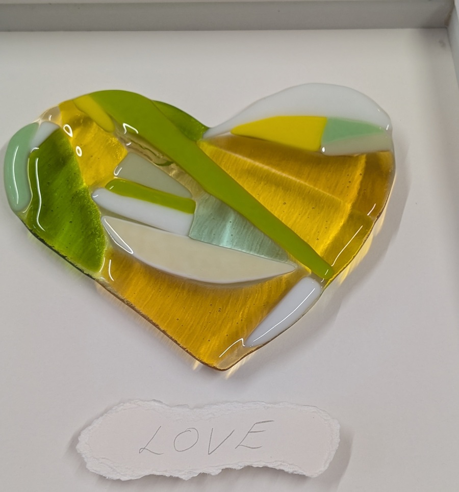 St Brigid's Glass Heart