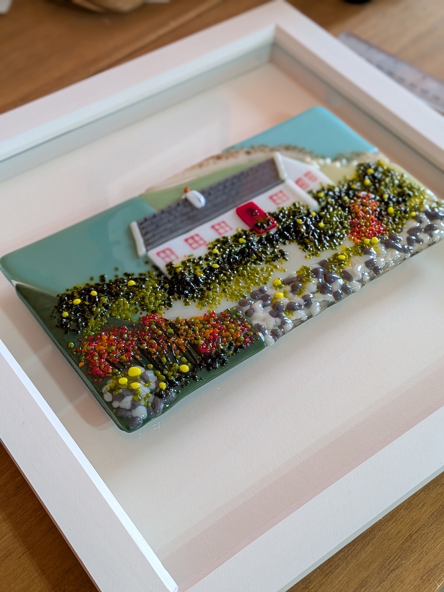 Irish Cottage Glass Art