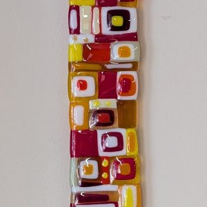 Montbretia Mosaic Glass 40cm x 7.5cm
