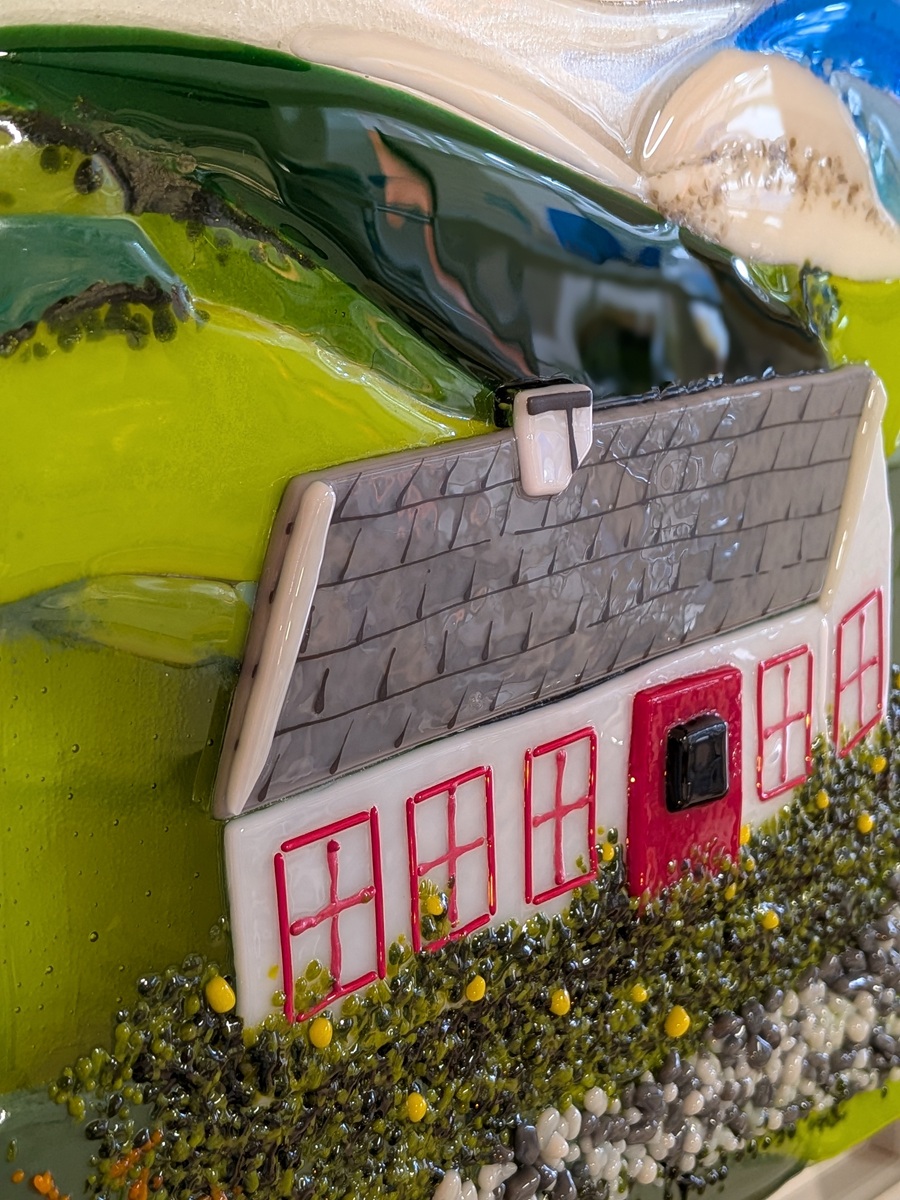 Irish Cottage Glass Art