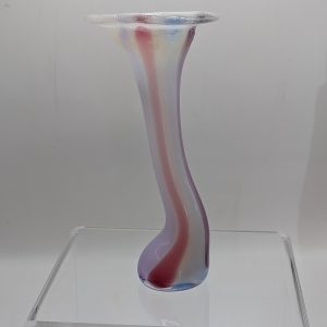 Pink & Purple Atlantic beach glass bud vase