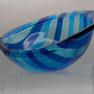 Asymmeric Ocean Strip Bowl