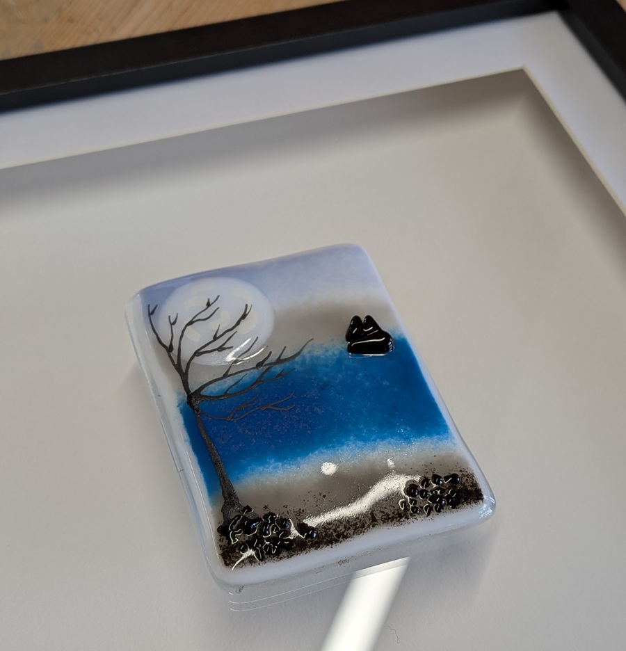 Winter Sea framed tile