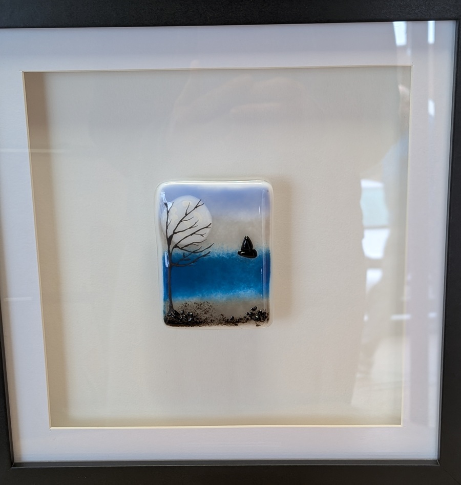 Winter Sea framed tile