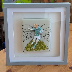 Glass Rugby Art